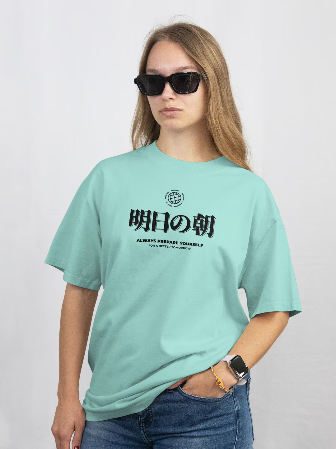 Ashita no asa // Tomorrow Morning Oversized Cotton T-shirt