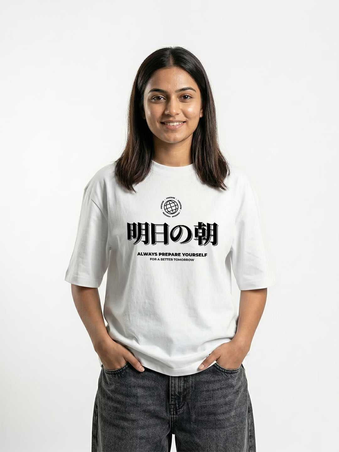 Ashita no asa // Tomorrow Morning Oversized Cotton T-shirt