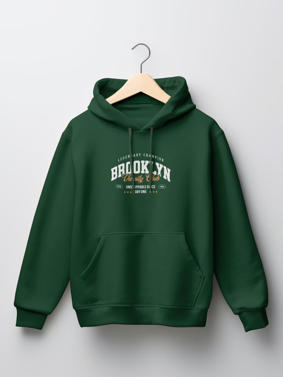 BROOKLYN // Varsity Club Oversized Drop-Shoulder Hoodie