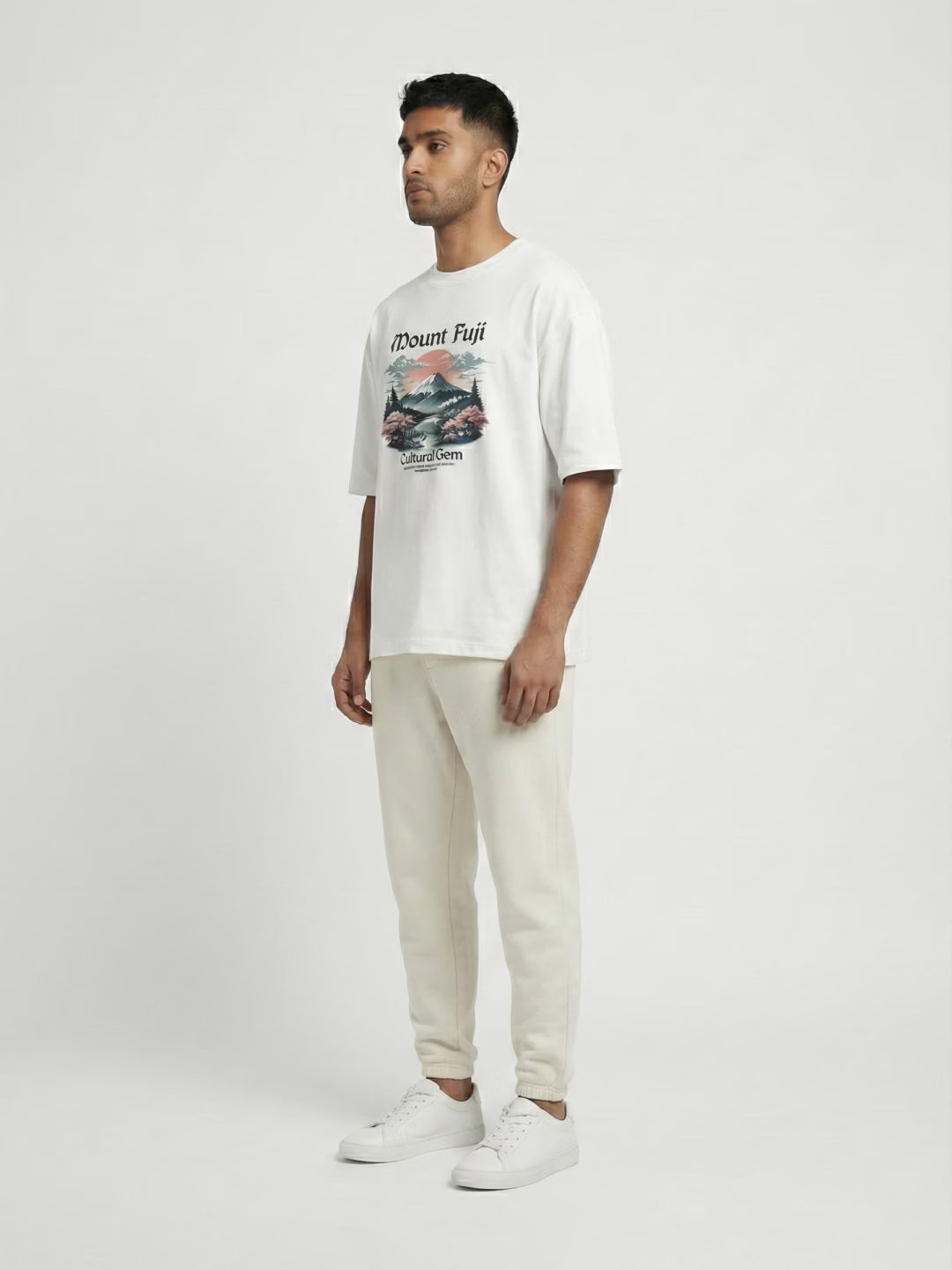 FUJI // Cultural Gem Oversized Cotton T-Shirt