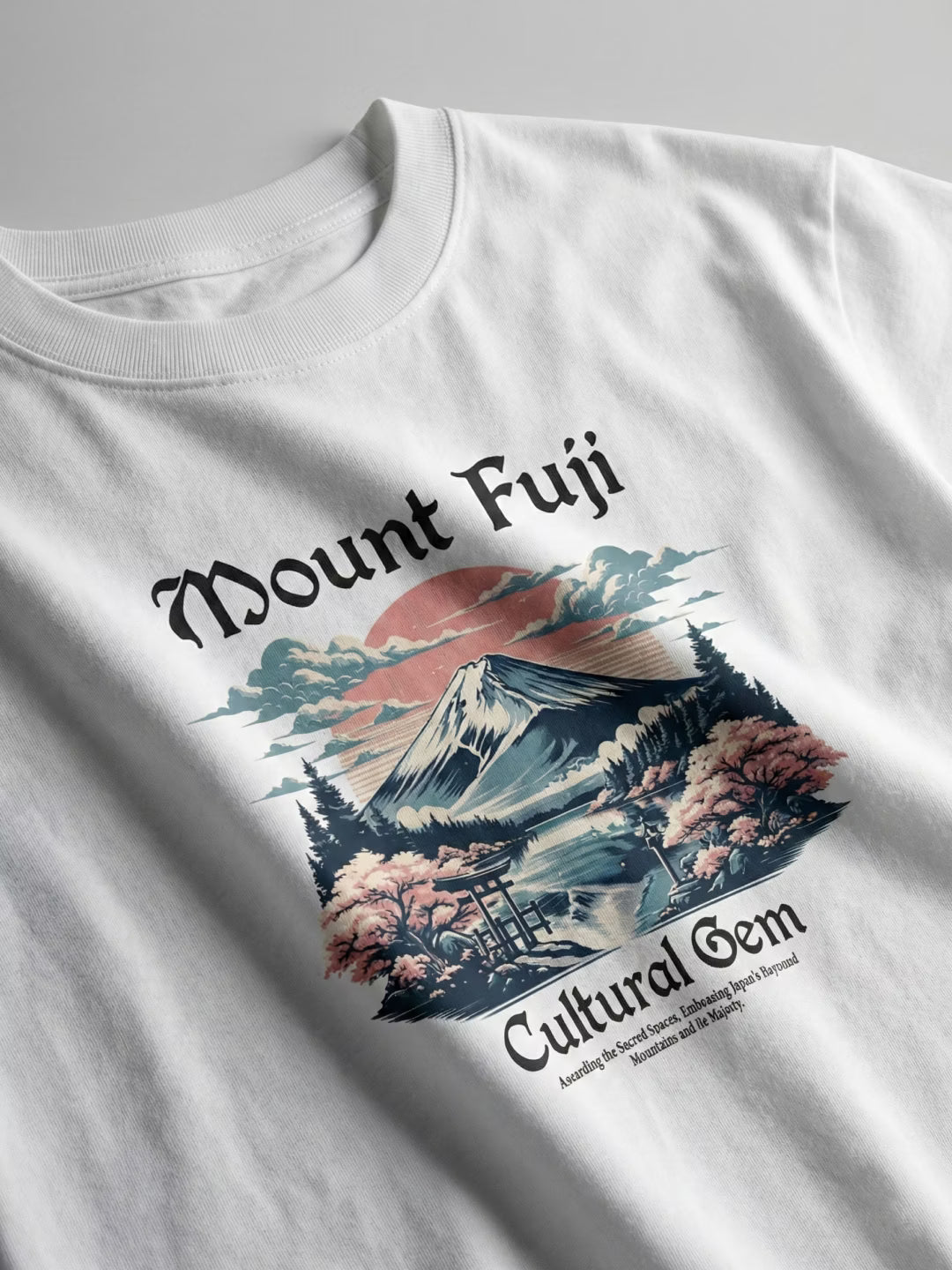 FUJI // Cultural Gem Oversized Cotton T-Shirt