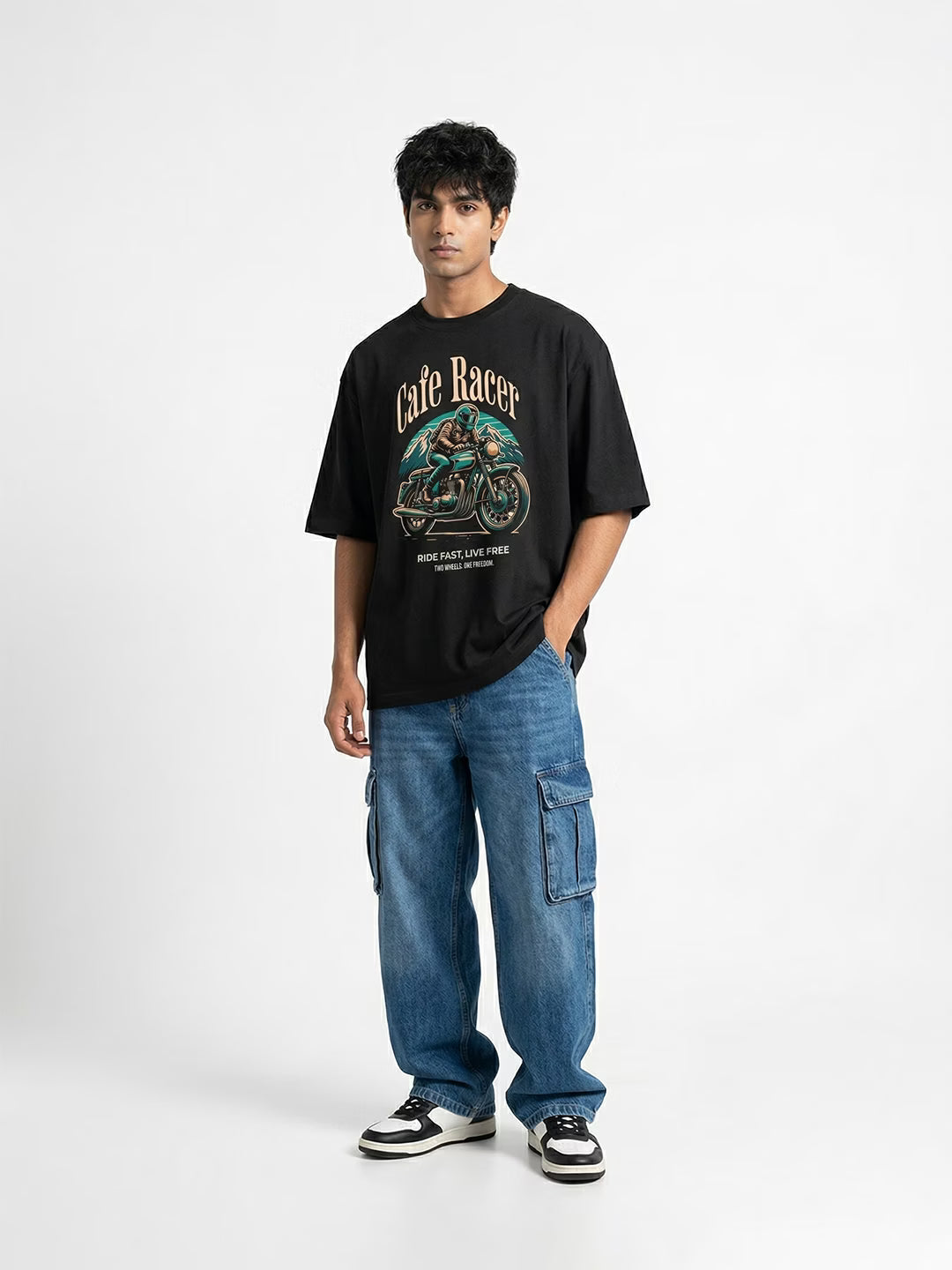 IGNITE // Café Racer Oversized Cotton T-shirt