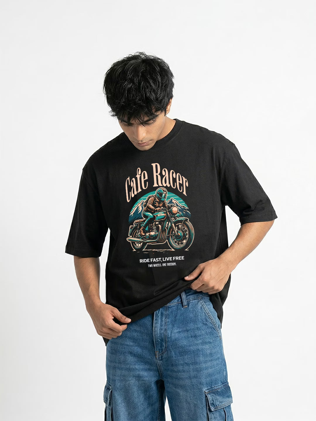 IGNITE // Café Racer Oversized Cotton T-shirt