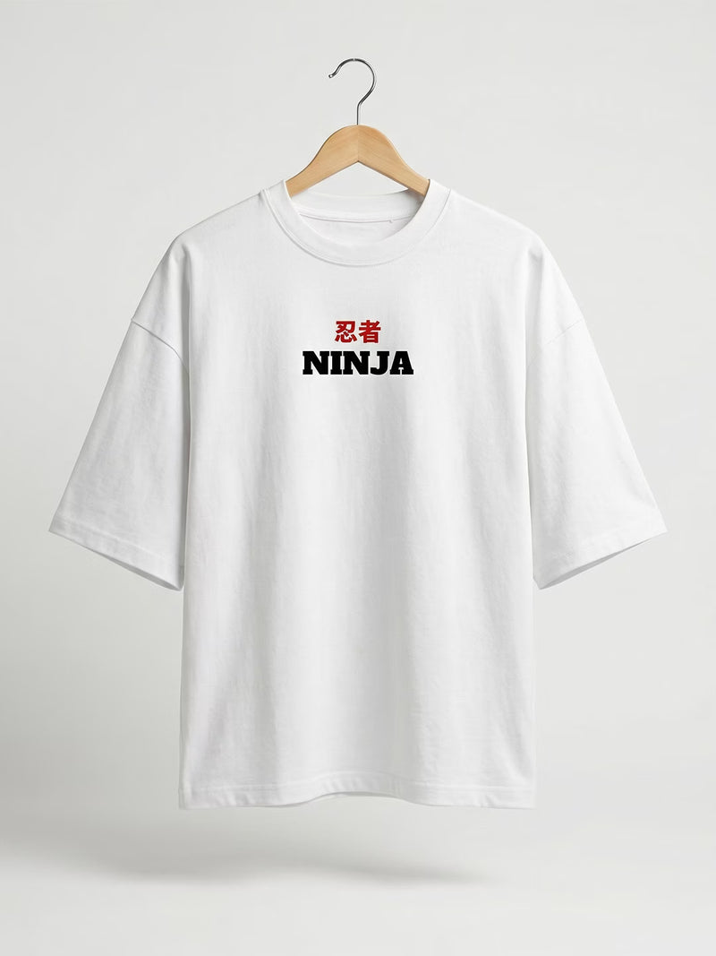 KAGE // Ninja Oversized Terry Cotton T-Shirt