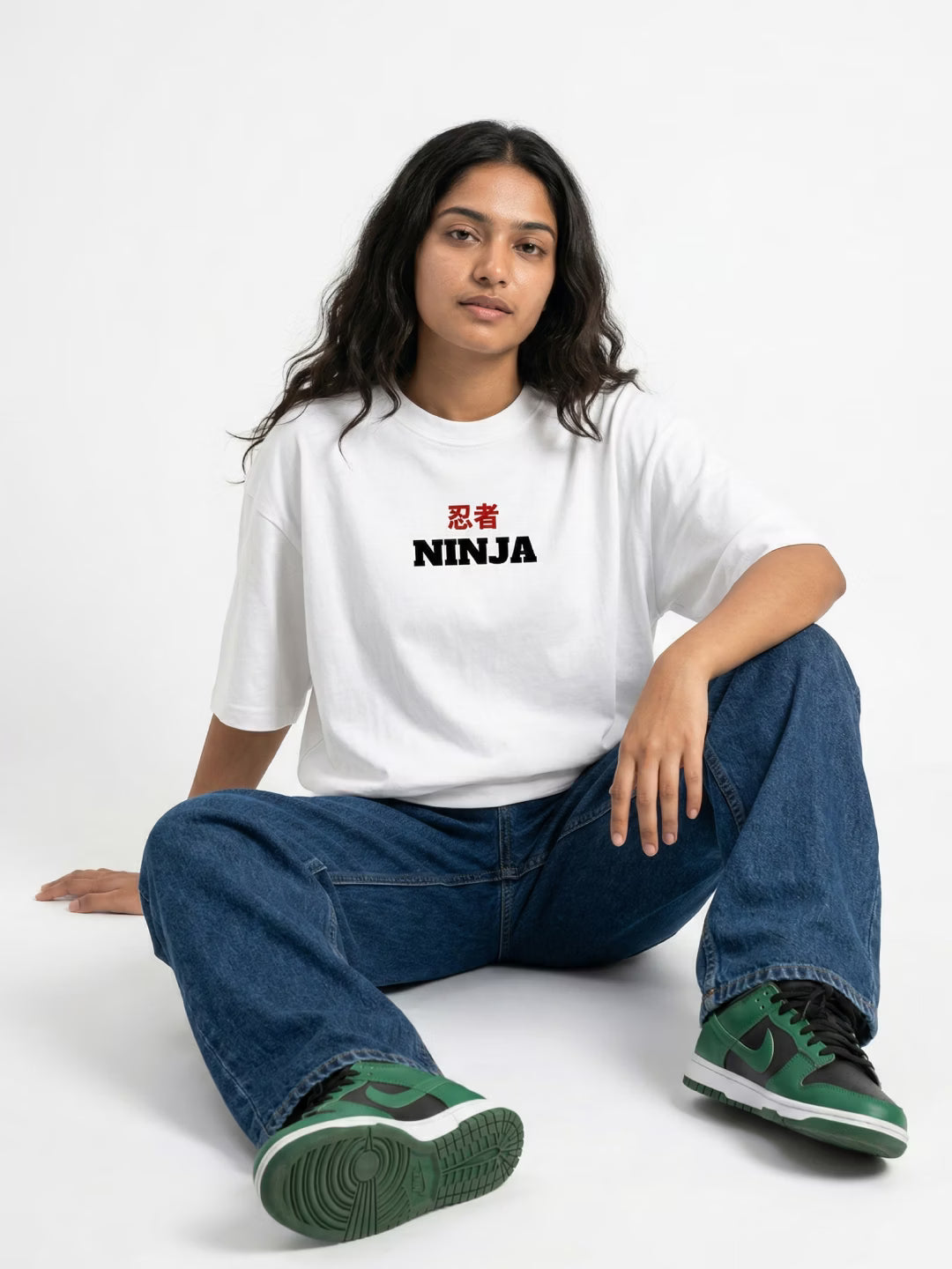 KAGE // Ninja Oversized Terry Cotton T-Shirt