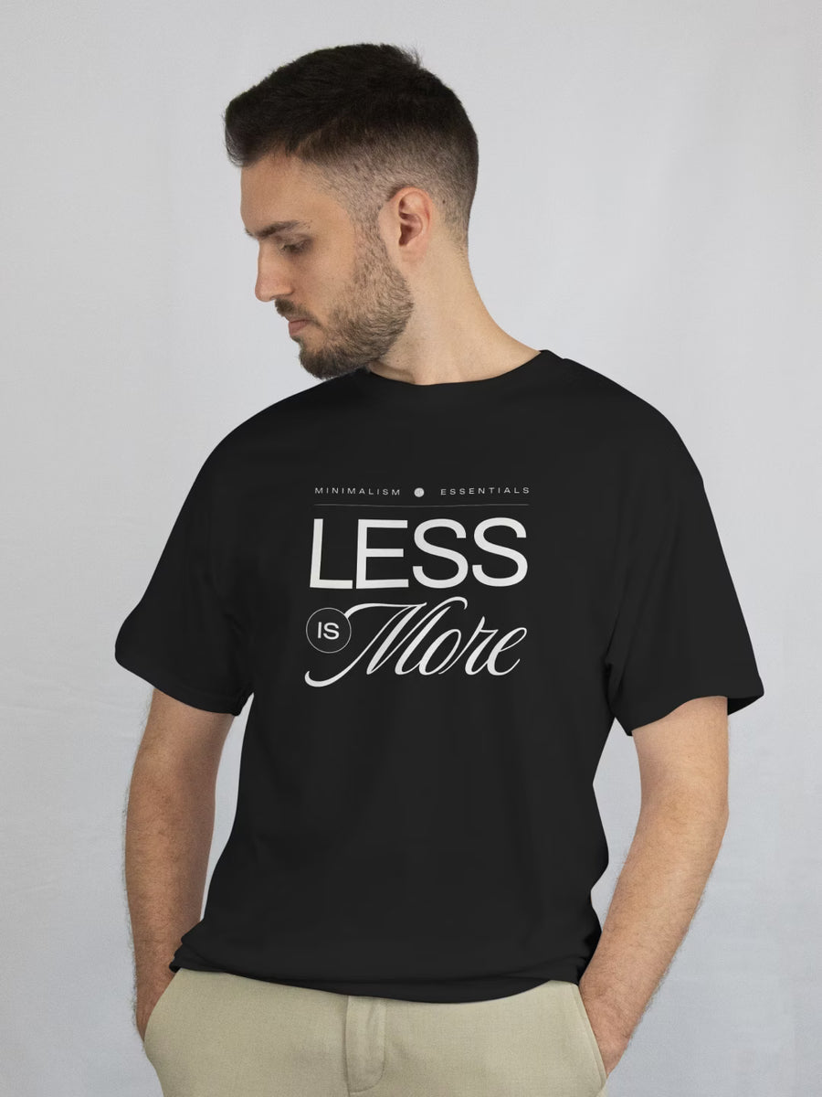 LESS IS MORE // Oversized Terry Cotton T-Shirt Asthetics Store