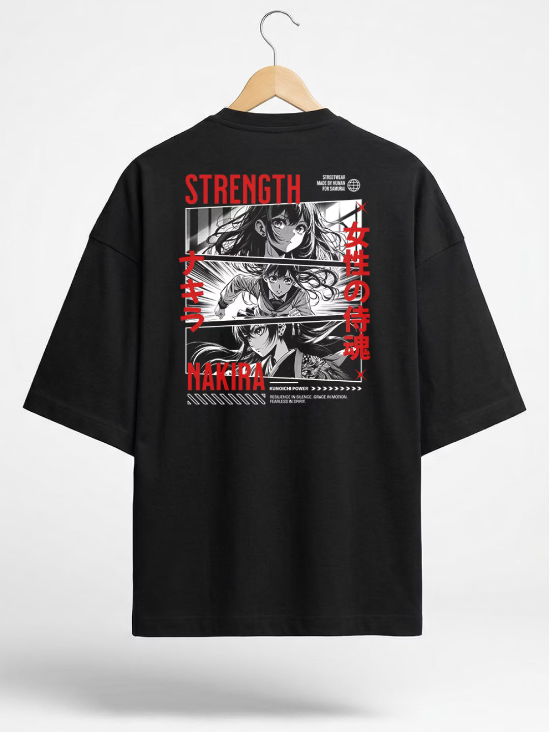 NAKIRA // Strength in Motion Oversized Terry Cotton T-Shirt
