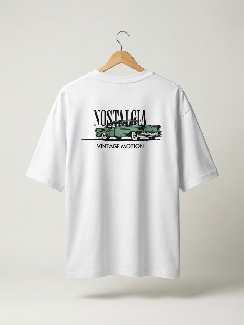 NOSTALGIA // Vintage Motion Oversized Cotton T-Shirt
