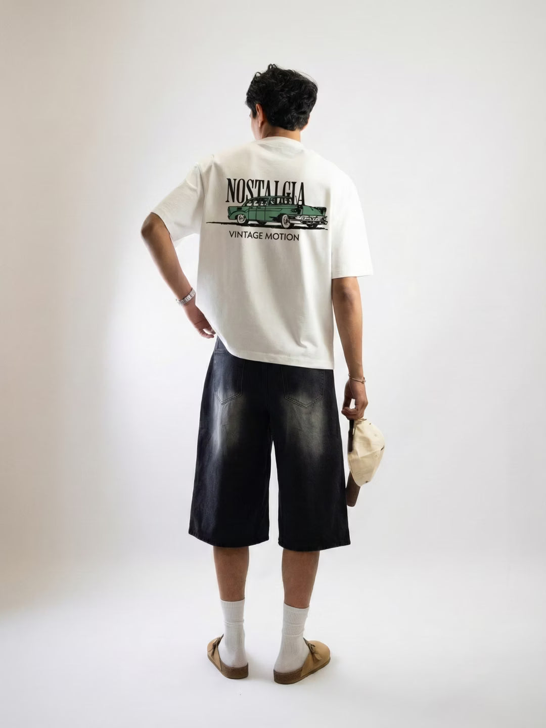 NOSTALGIA // Vintage Motion Oversized Cotton T-Shirt