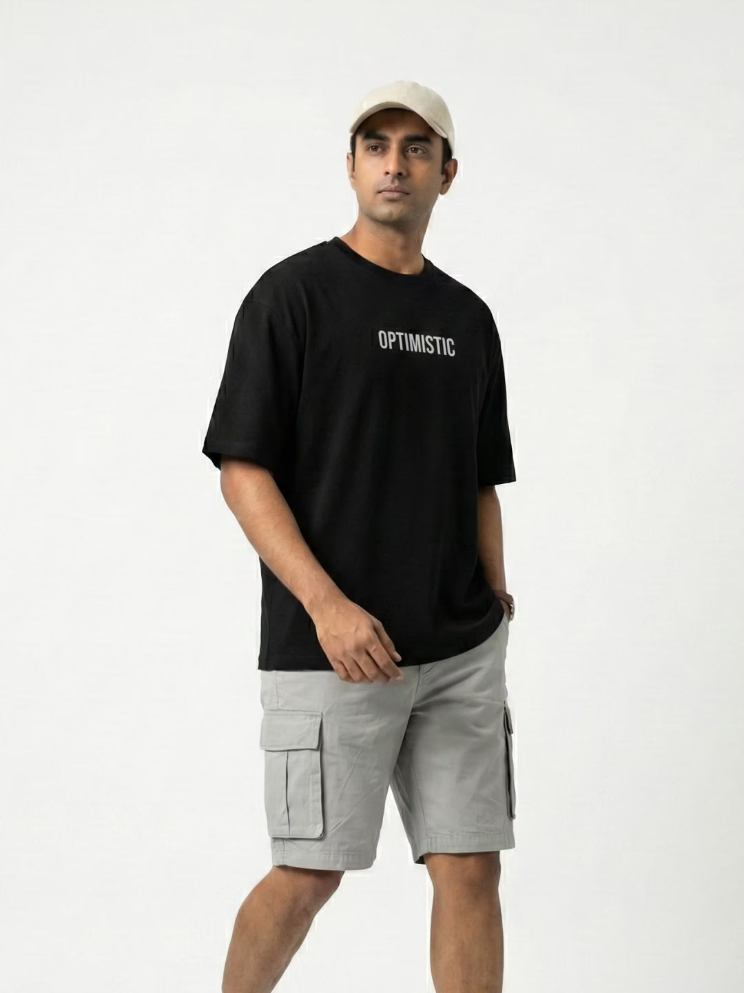 OPTIMIST // The Unbreakable Bear Oversized Cotton T-Shirt