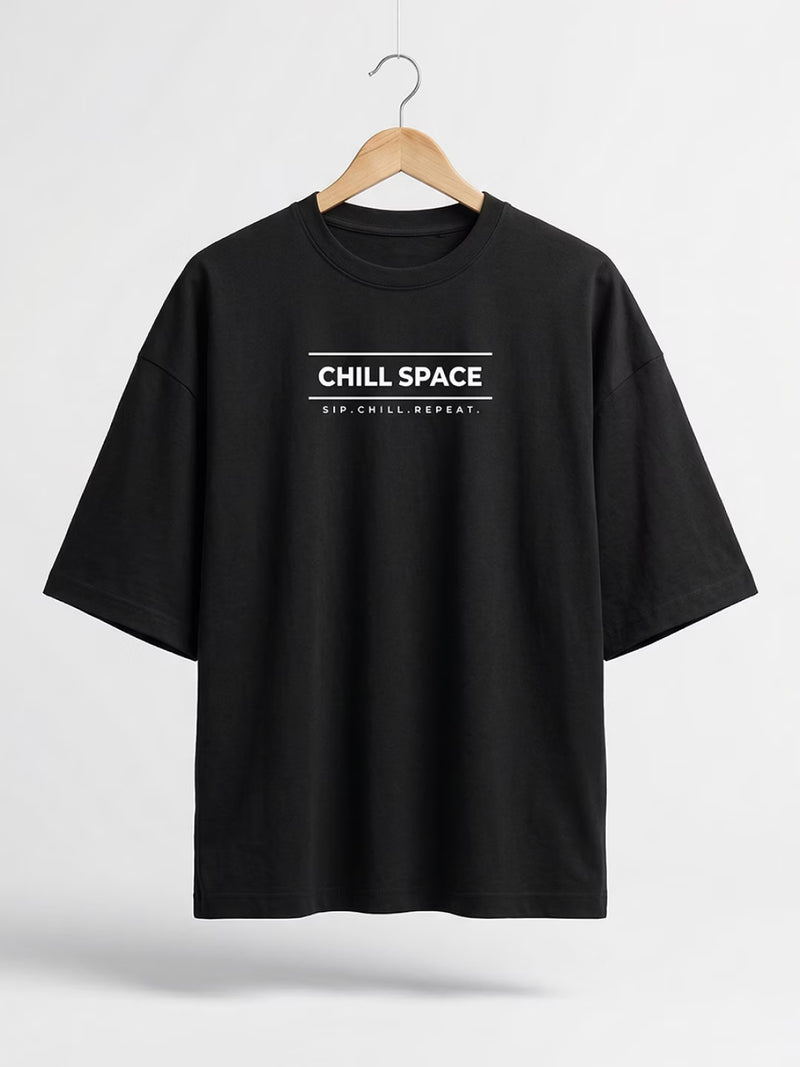ORBIT // Chill Space Oversized Terry Cotton T-Shirt