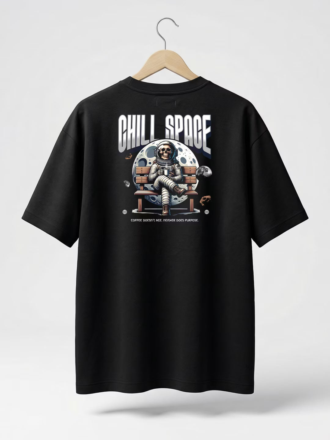 ORBIT // Chill Space Oversized Terry Cotton T-Shirt