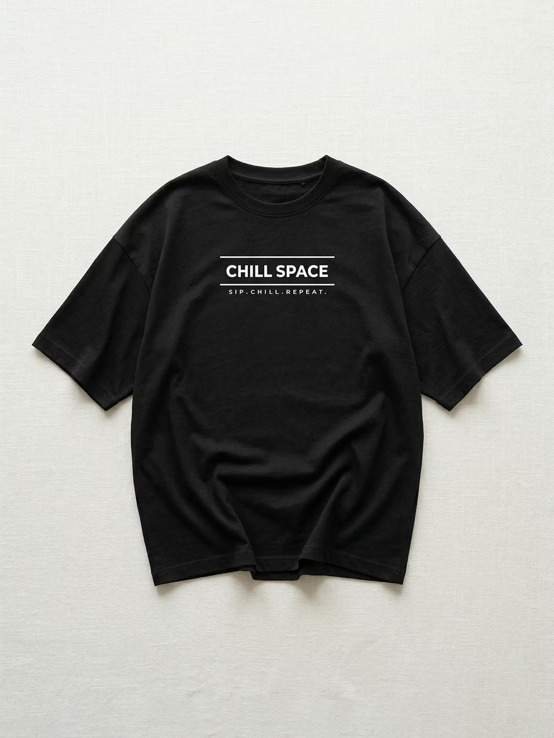 ORBIT // Chill Space Oversized Terry Cotton T-Shirt
