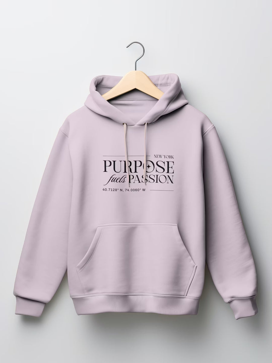 PURPOSE // Fuels Passion Oversized Drop-Shoulder Hoodie Asthetics Store