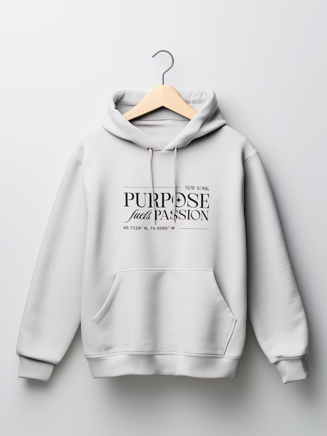 PURPOSE // Fuels Passion Oversized Drop-Shoulder Hoodie