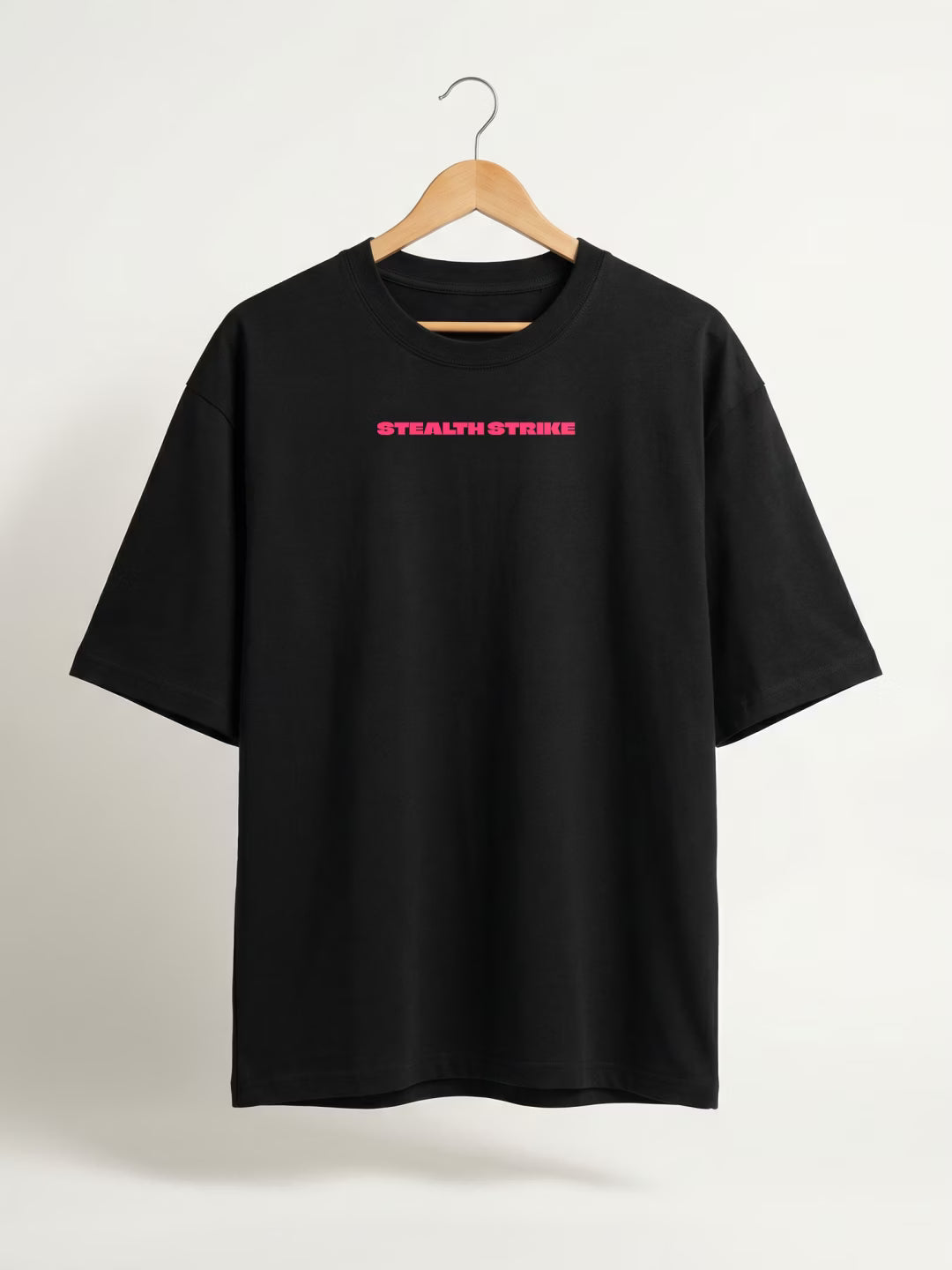 STEALTH // Silent Swoop Oversized Cotton T-Shirt