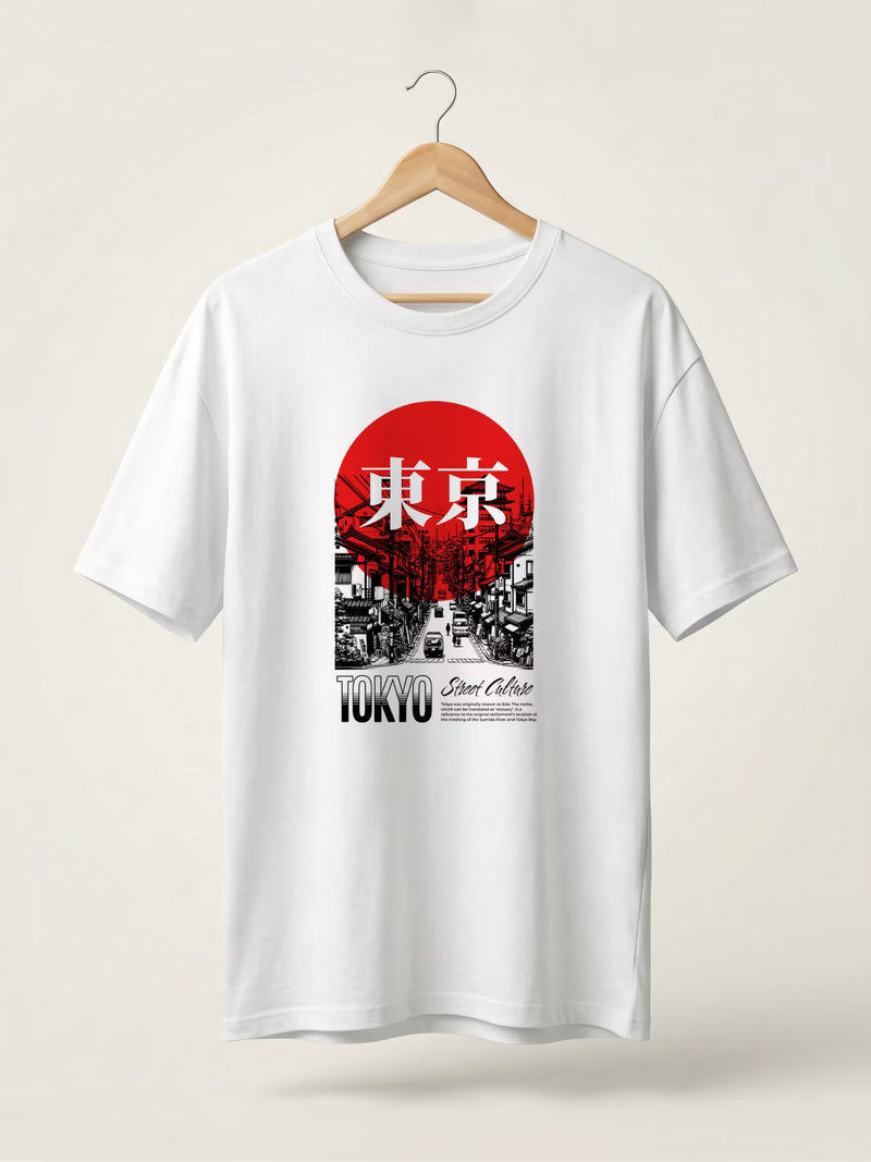TOKYO // Street Culture Oversized Cotton T-shirt