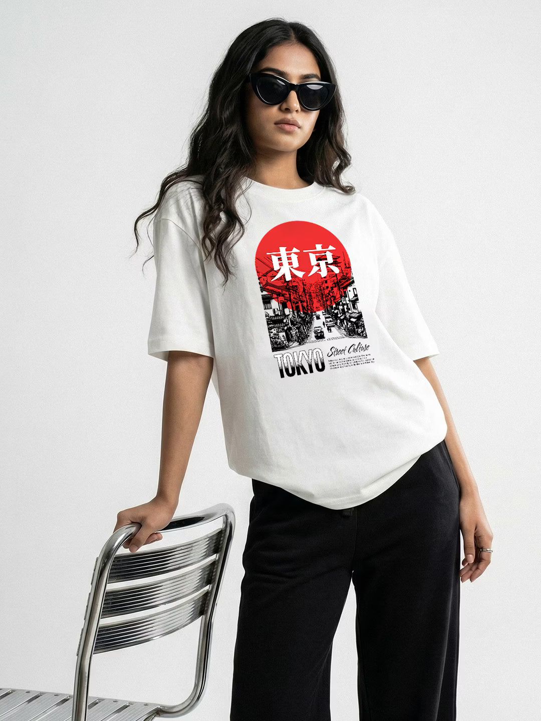 TOKYO // Street Culture Oversized Cotton T-shirt