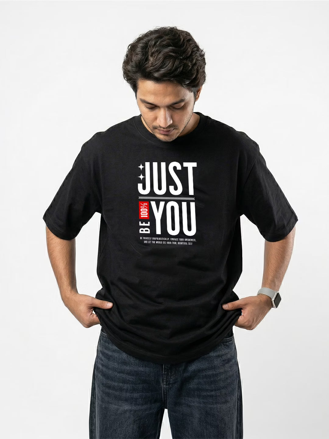 VERO // Just Be You Oversized Cotton T-shirt