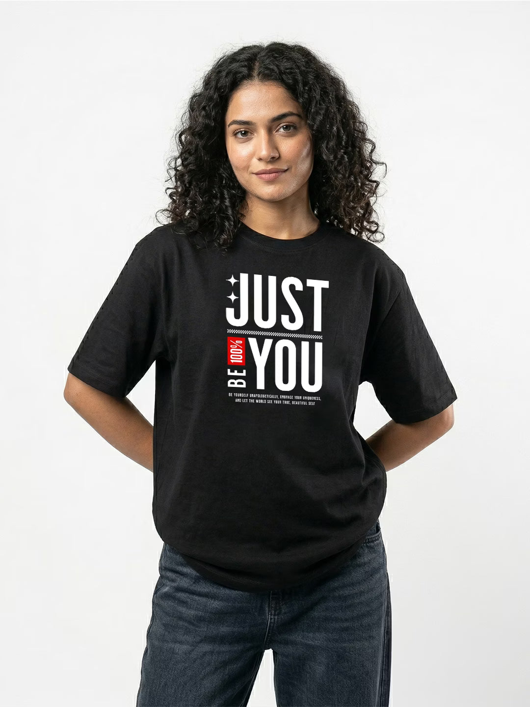 VERO // Just Be You Oversized Cotton T-shirt