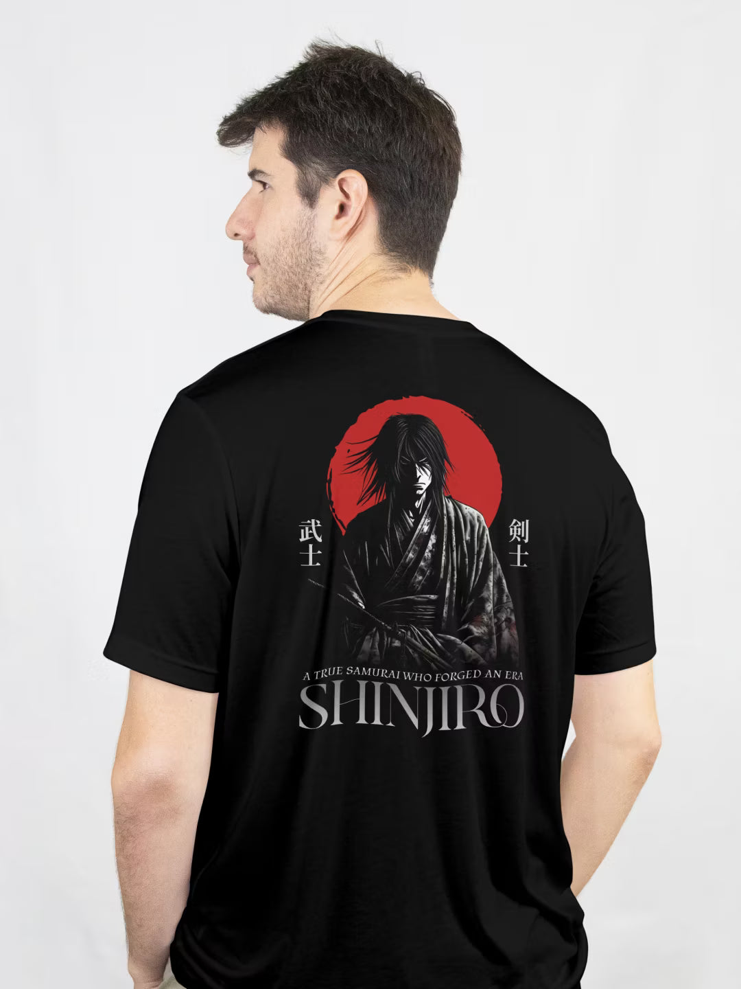 BUSHI // Shinjirō Samurai Oversized Terry Cotton T-Shirt