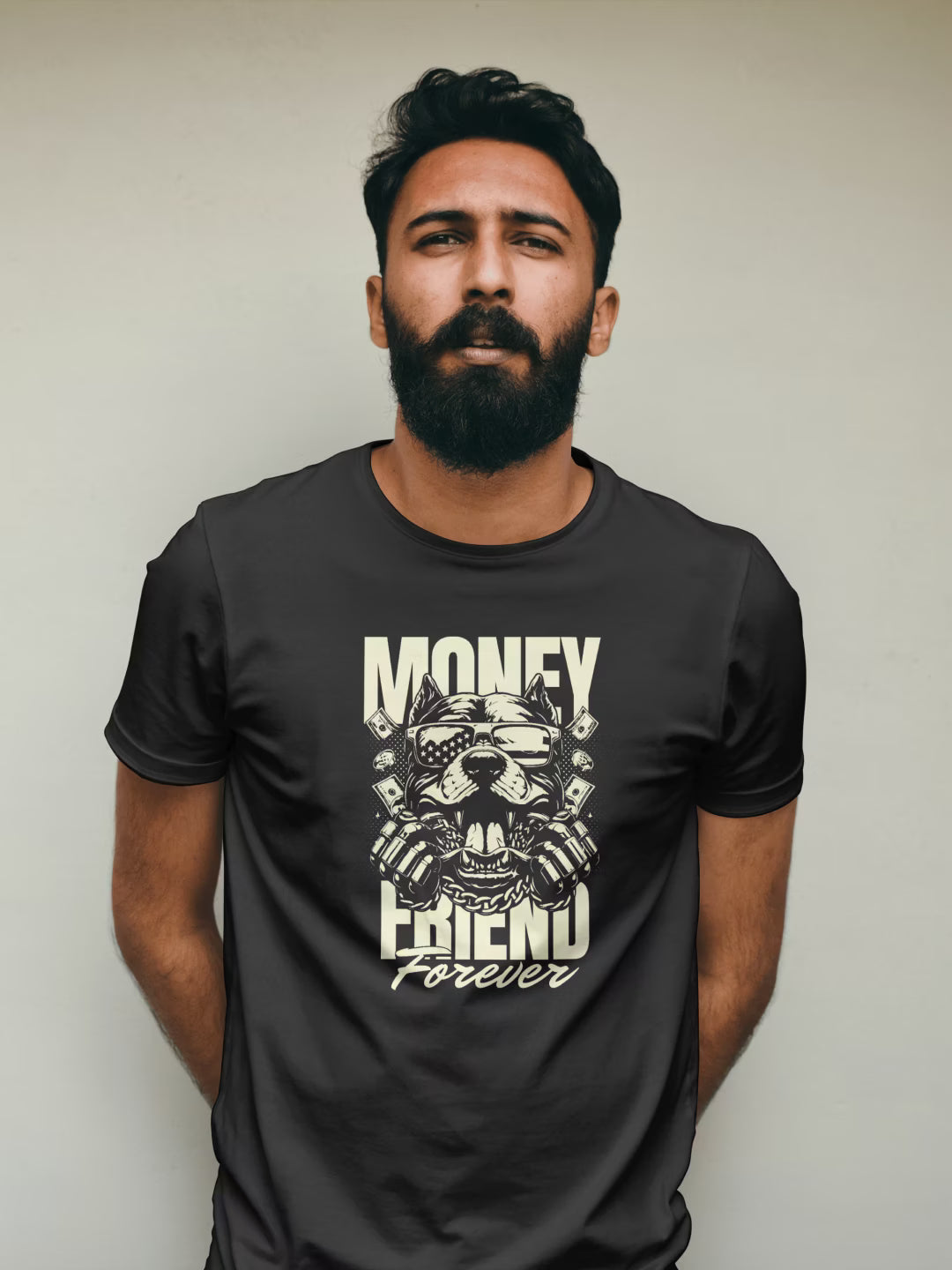 CERBERO // Money Friend Forever Oversized Cotton T-shirt