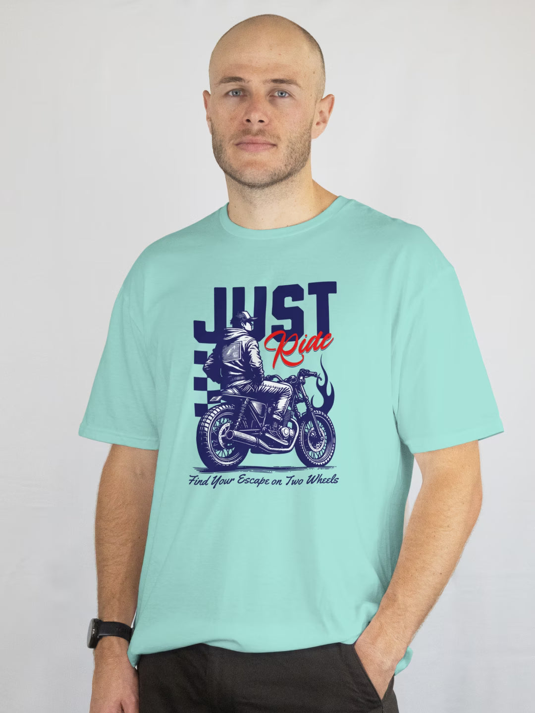 JUST RIDE // Moto Escape Oversized Cotton T-shirt
