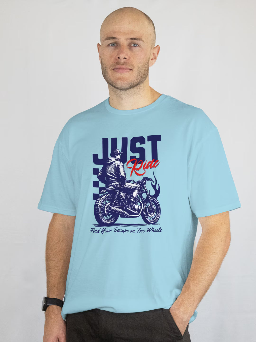JUST RIDE // Moto Escape Oversized Cotton T-shirt