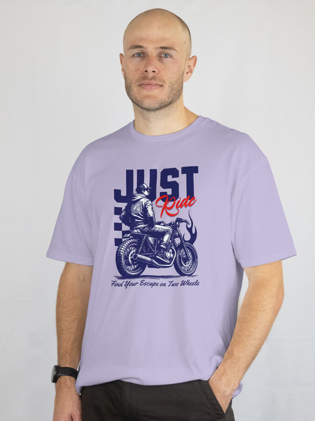 JUST RIDE // Moto Escape Oversized Cotton T-shirt