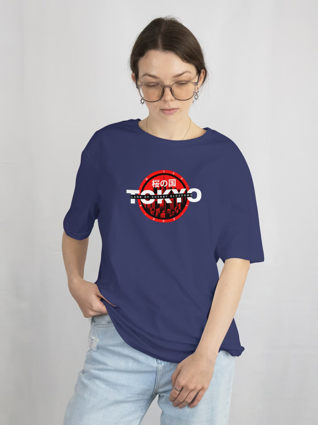 SAKURA // Tokyo Skyline Oversized T-shirt