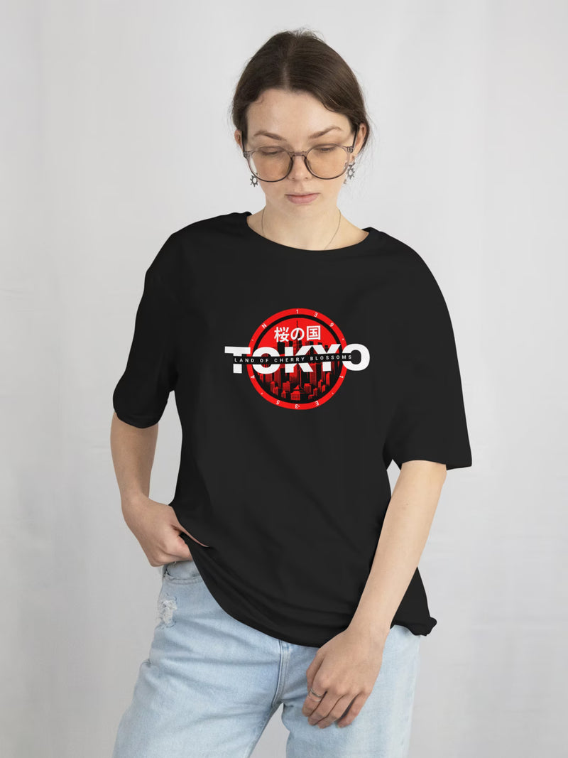 SAKURA // Tokyo Skyline Oversized T-shirt